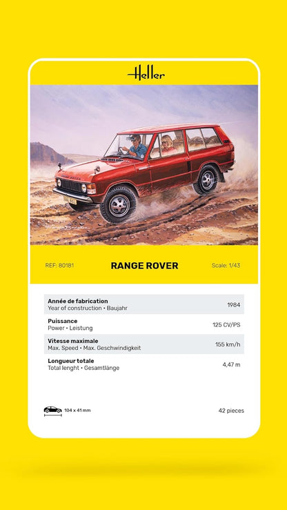 Heller 80181 Range Rover 1/43