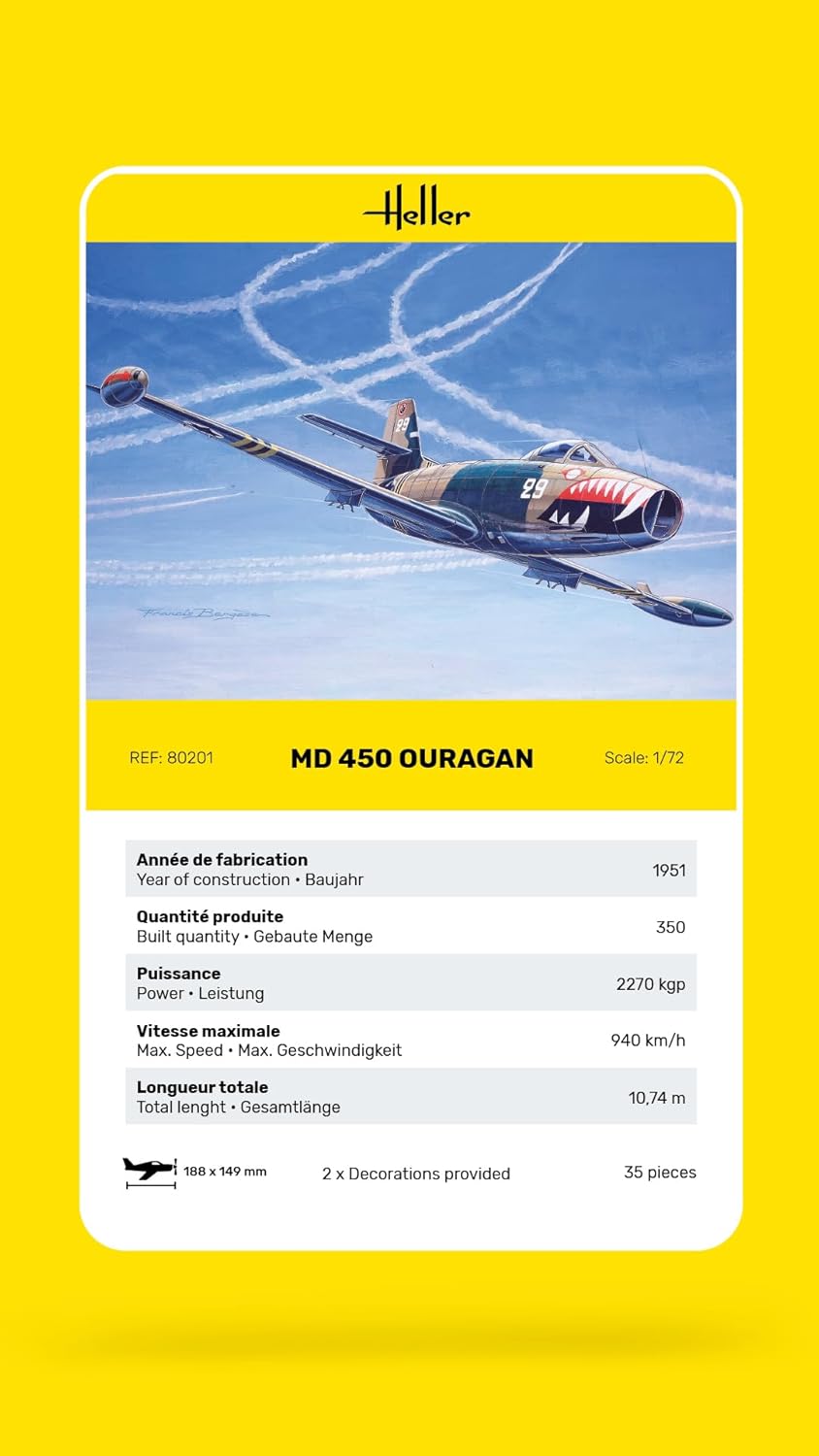 Heller 80201 modelbouwset MD450 OURAGAN