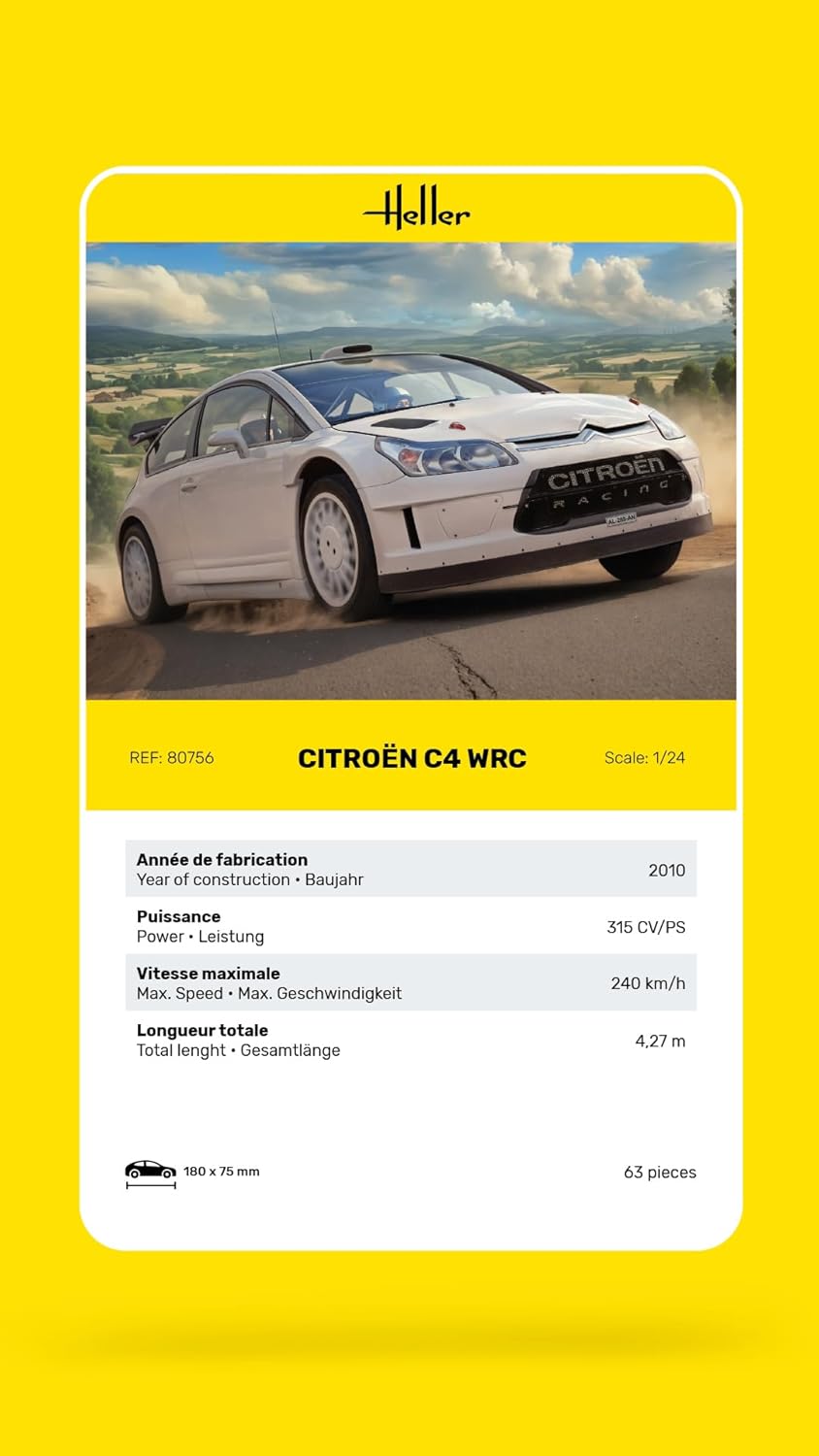 Heller - 1/24 Citroen C4 Wrc