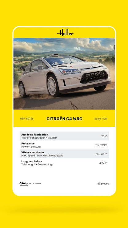 Heller - 1/24 Citroen C4 Wrc