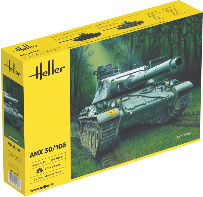 Glow2B Heller 81137 - Modellino carro armato AMX 30/105