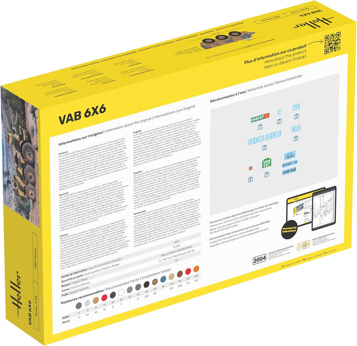 Heller 81141 - Mezzo di Trasporto Truppe VAB 6x6