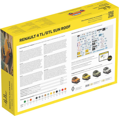 Heller 82704 Renault 4 TL/GTL Zonnedak 1/24