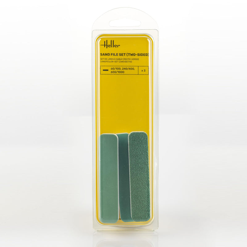 Heller 99002 Sand File Set (Two-Sided, 3 Pieces