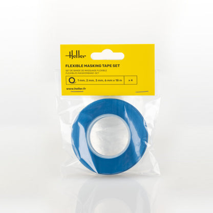 Heller 99014 Flexible Masking Tape Set (1, 2, 3, 6 mm x 18 m