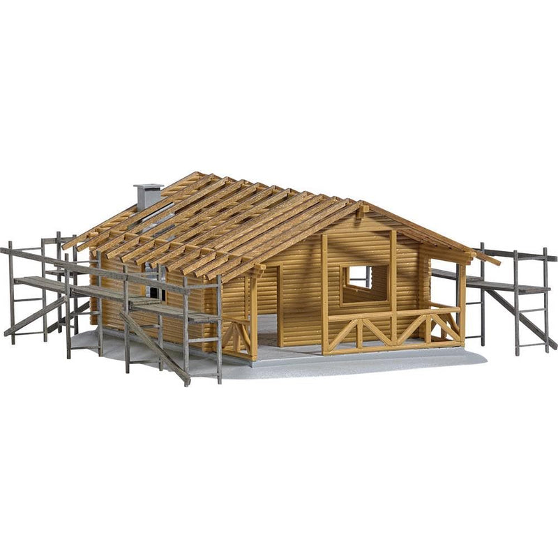 Busch - 1/87 Blockhutte Im Bau H0 (1/25) *