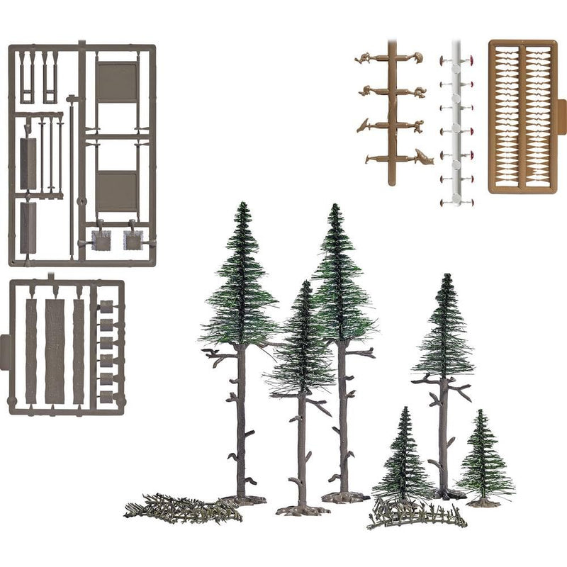 Busch Hochwald 1856 - Set di 1 albero di abete rosso
