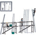 Busch H0 Action Set Carpenters with Scaffolding Construction Kit