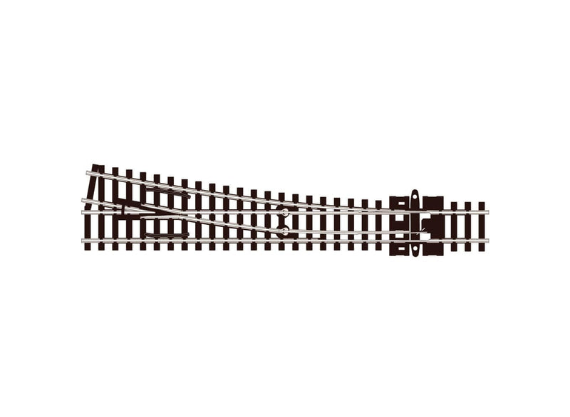 Peco - 1/160 Turnout Unifrog Medium Radius R/h 137mm