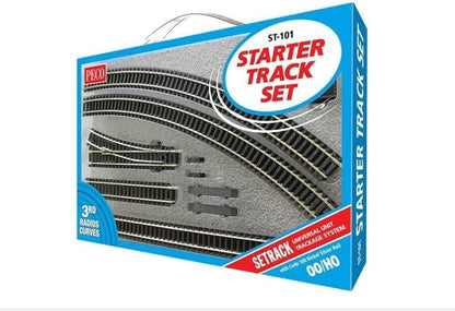 Peco - 1/76 Starter Track Set 3rd Radius Curves 505mm