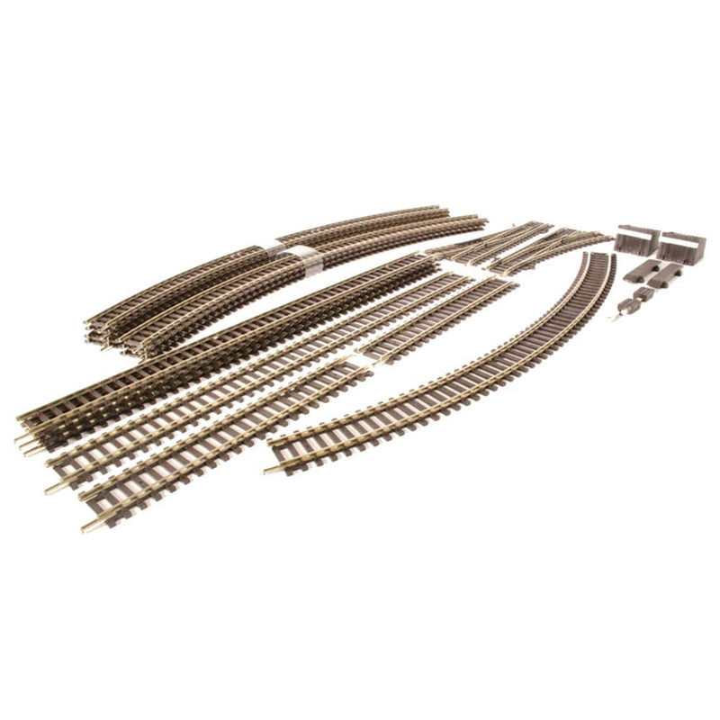 Peco - 1/76 Starter Track Set 3rd Radius Curves 505mm