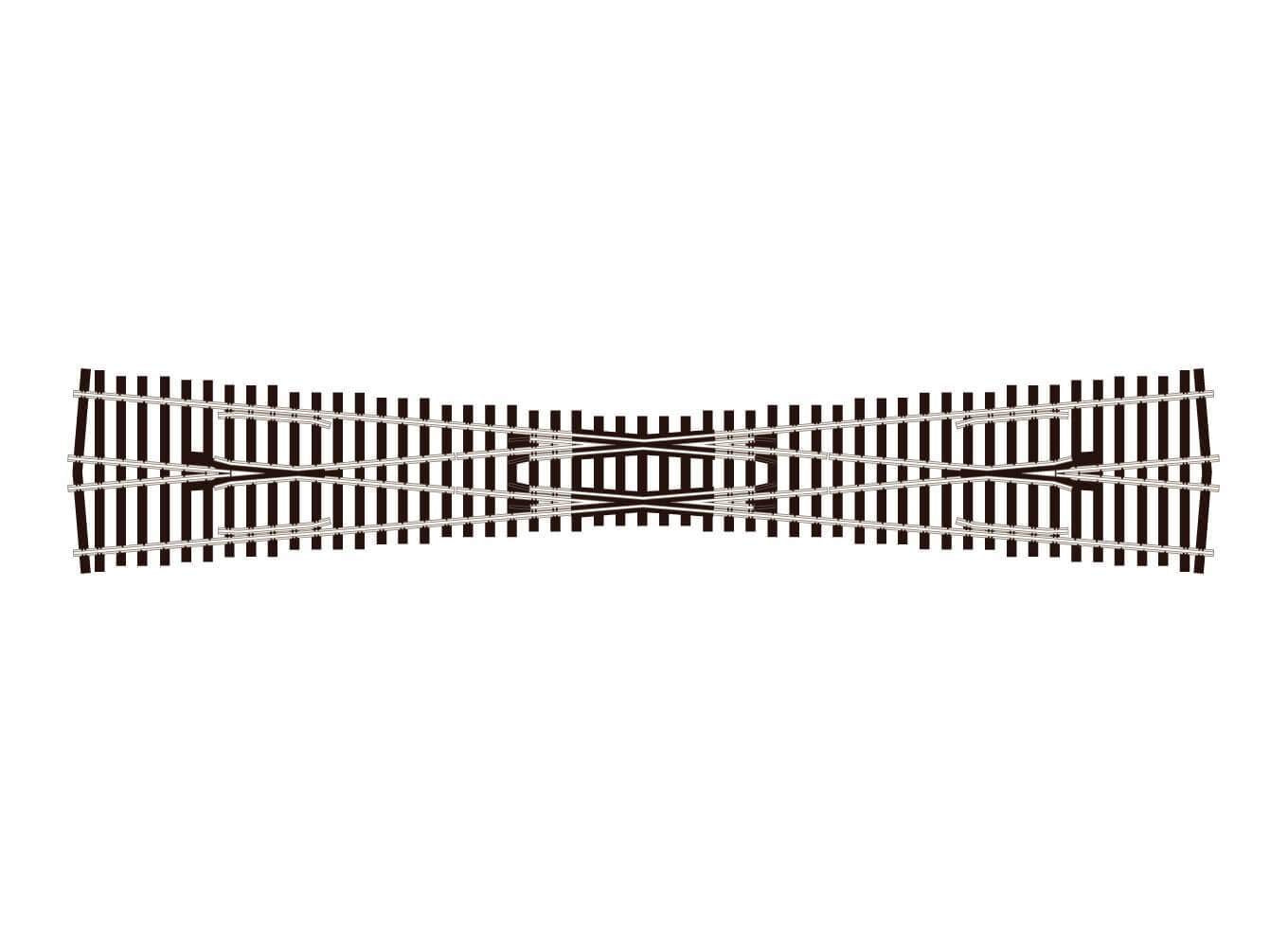 Peco SL-U8364 83 Line Code 83 No.6 Diamond Crossing Unifrog