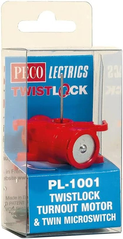 Peco PL-1001 Pecolectrics TwistLock Turnout Motor + Microschakelaar