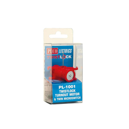 Peco PL-1001 Pecolectrics TwistLock Turnout Motor + Microschakelaar