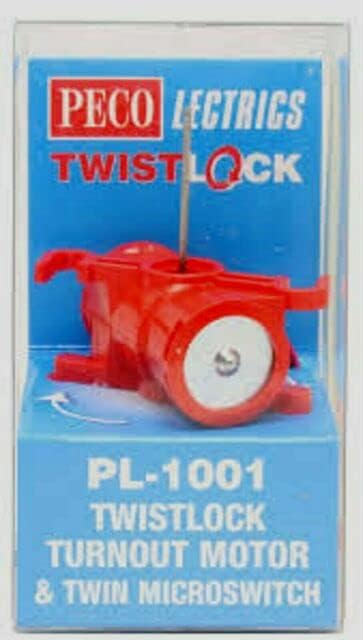 Peco PL-1001 Pecolectrics TwistLock Turnout Motor + Microschakelaar