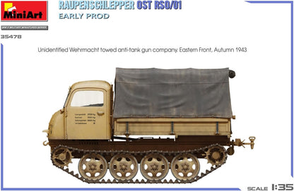 Miniart MA35478 1/35 Raupenshrepper OST RSO/01. Vroeg model plastic model (militair voertuig