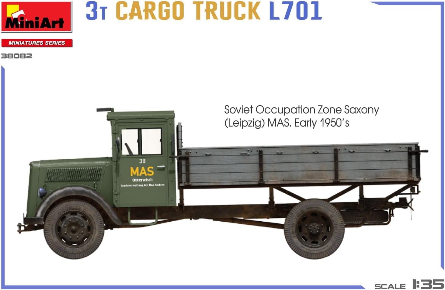 Miniart 1:35-3t Cargo Truck L701