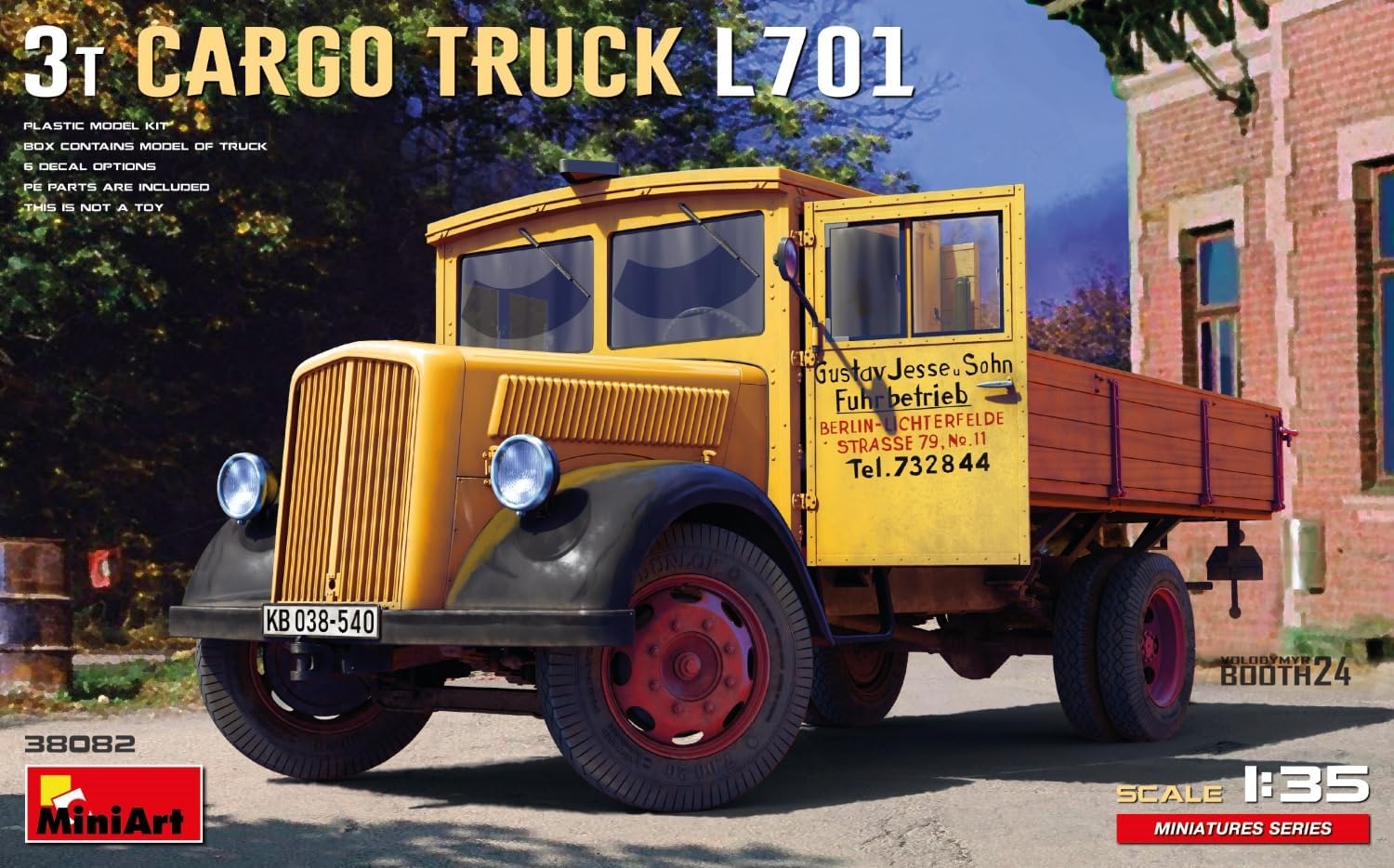 Miniart 1:35-3t Cargo Truck L701