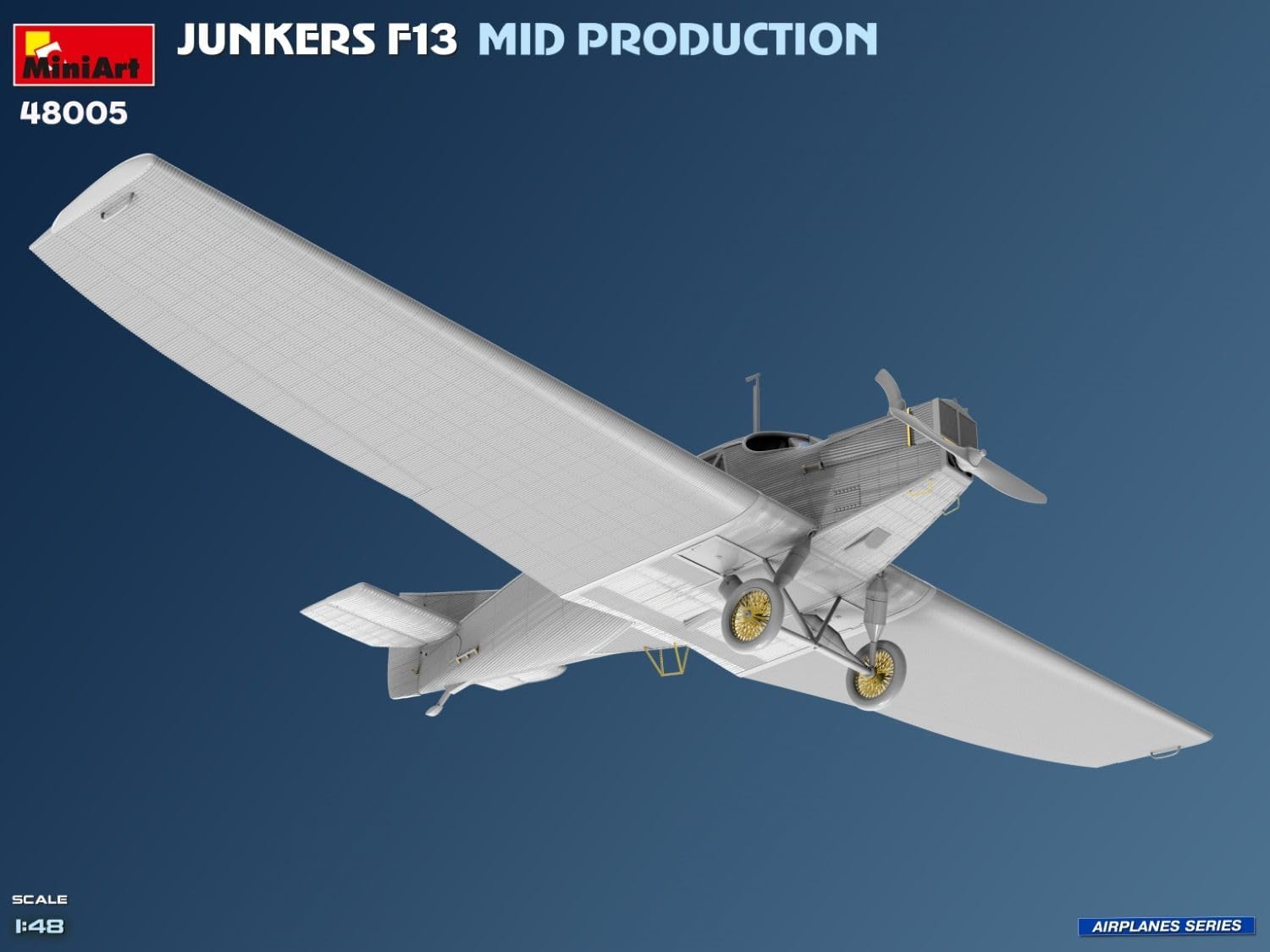 Miniart 1:48 - Junkers F13 Mid Prod, Duits, Pools, Zwitserland
