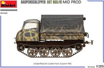 MINIART MA35480 1/35 Raupen Shrepper OST RSO/01 Mid Model Modello in Plastica (Veicolo Militare