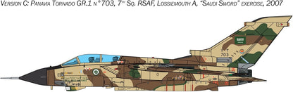 Italeri 35107 1:48 Tornado GR.1/IDS Gulf W. War Thunder - originalgetreue Nachbildung, Modellbau, Plastik Bausatz, Basteln, Hobby, Kleben, Modellbausatz, Zusammenbauen, unlackiert