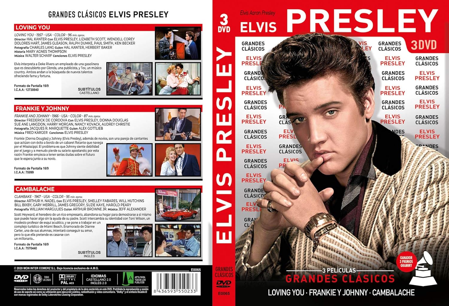 Elvis Presley (3 Dvd) - (Italian Import)