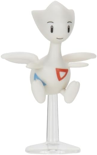 Pokémon Pokemon 5 and 8 cm Battle Figure 2-Pack Galarian Zigzagoon & Togetic - Toy Figure for Kids 4+ - Official Product for Children