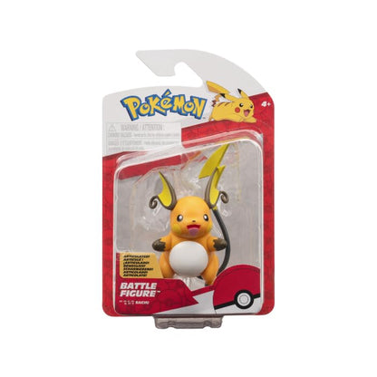 Pokémon Battle Figure Pack - 5cm Figure Raichu Yellow/orange - Official Pokemon playset for Children 4+ Years