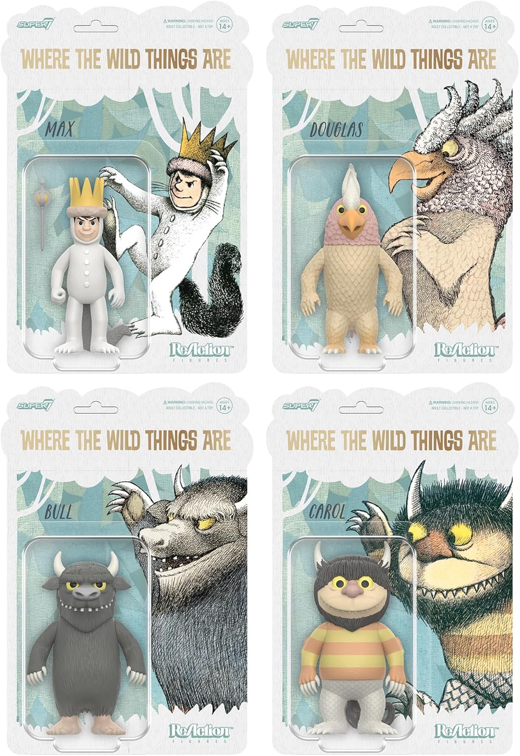 Super7 Where The Wild Things are Reaction Figures Wave 01 - Douglas (Monster) Action Figure