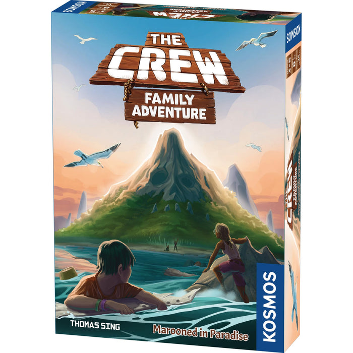 Thames & Kosmos The Crew: Family Adventure - Marooned in Paradise, Cooperative Card Game, Family Games for Game Night, Games for Adults and Kids, For 3 to 5 Players, Two-Player Variant, Ages 8+
