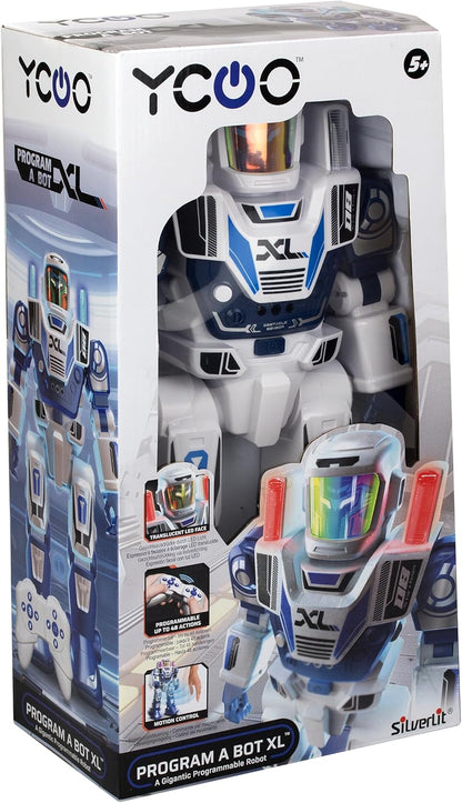 SilverLit Programme A bot XL Large Robot Toy with 48 Commands, Remote Control, Motion Control, Dance Moves and More! Fun Interactive Toy for Kids