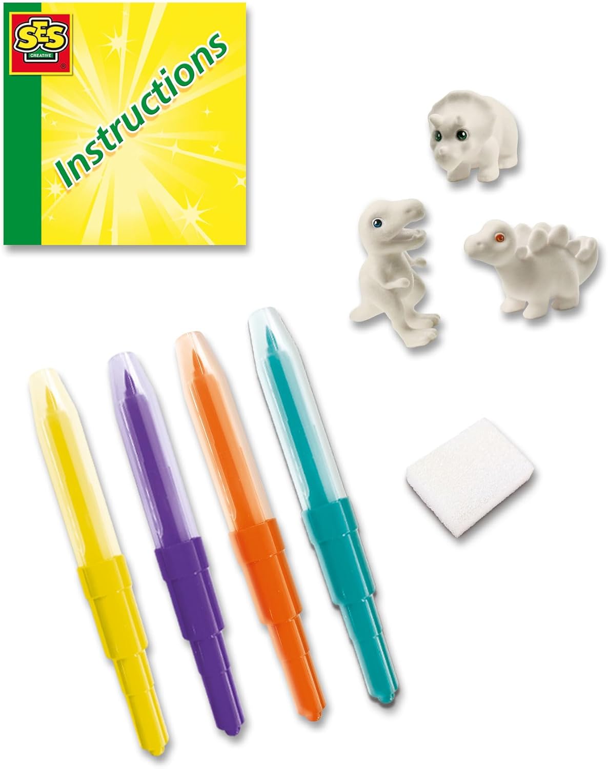 SES Creative 14295 Blow Airbrush Pennen-Dino 3X