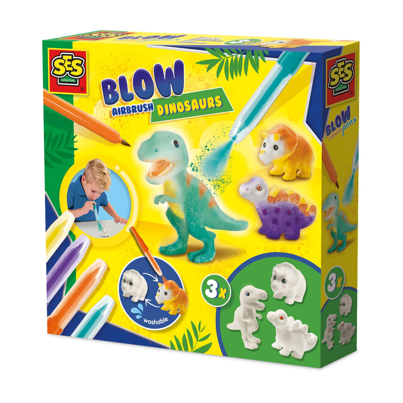 SES Creative 14295 Blow Airbrush Pennen-Dino 3X