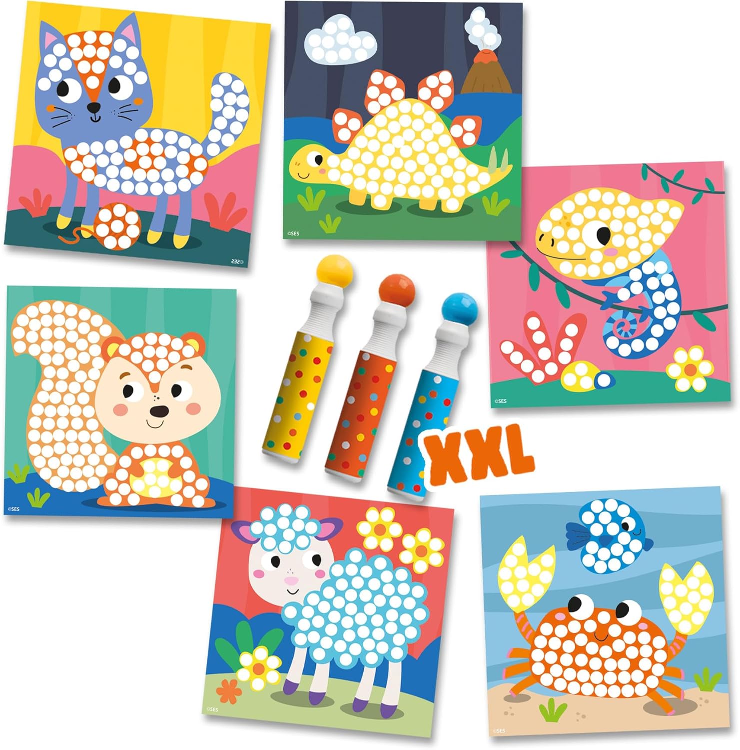 SES Creative 14602 Dot Markers-activiteitskaarten