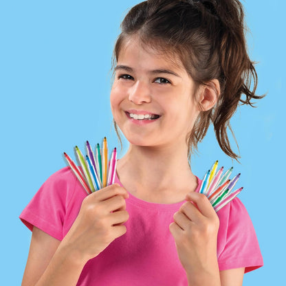 SES Creative 14722 Vilt Marker Lab - Creatieve kit voor kinderen vanaf 5 jaar - Maak 15 aangepaste viltstiften met 4 wasbare inktkleuren (rood, blauw, geel, wit