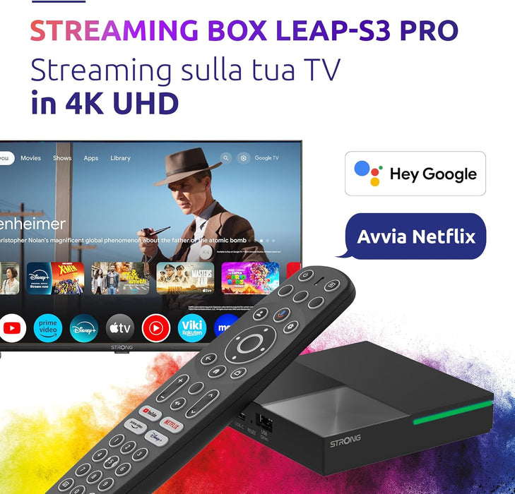 Strong - S3 Pro Google Tv Box 4K
