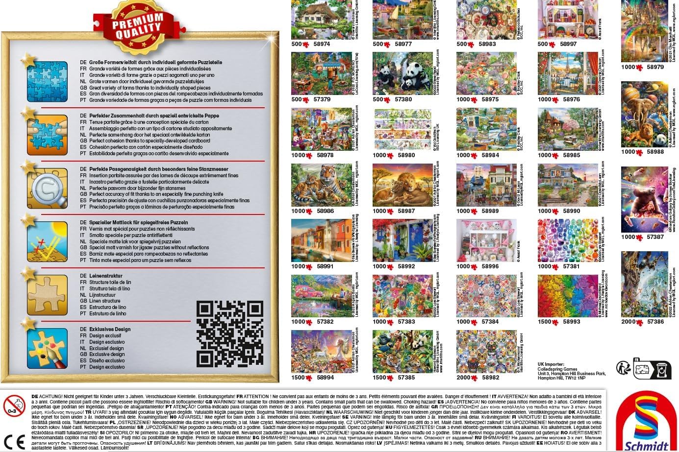 Schmidt | Coffee Art Kittens (500 Pieces) | Jigsaw Puzzle | Ages 10+ | 1+ Players