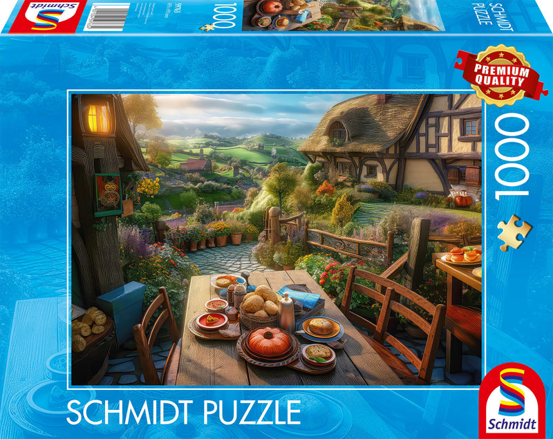 Schmidt Spiele 59763 Desayuno con Vistas Puzzle de 1000 Piezas, Multicolor