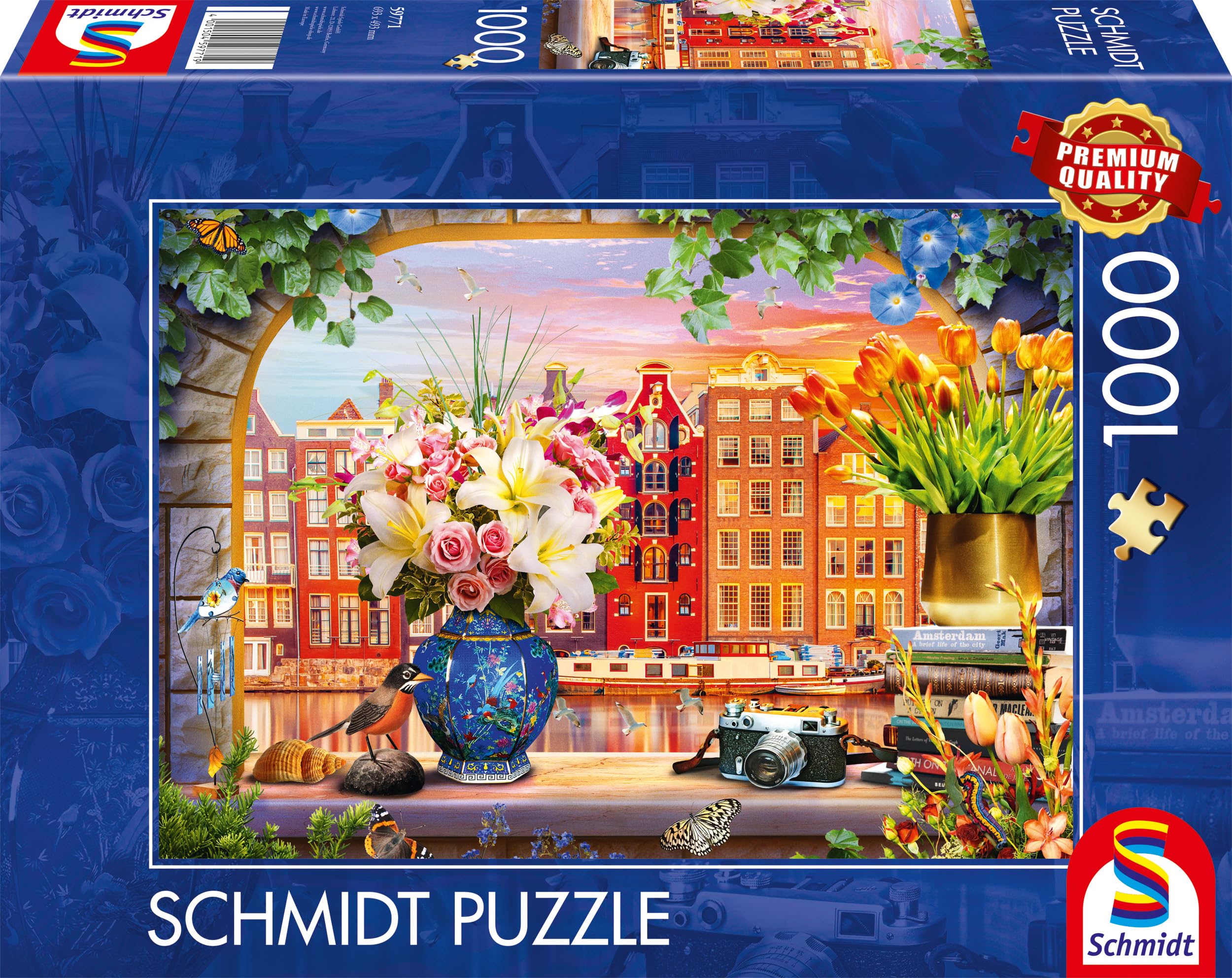 Schmidt | Sojourn in Amsterdam (1,000 Pieces) | Jigsaw Puzzle | Ages 14+ | 1+ Players