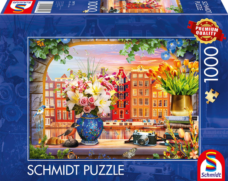 Schmidt | Sojourn in Amsterdam (1,000 Pieces) | Jigsaw Puzzle | Ages 14+ | 1+ Players
