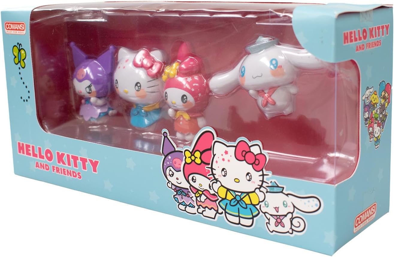 Comansi Set of 4 Hello Kitty and Friends Figurines (6 cm