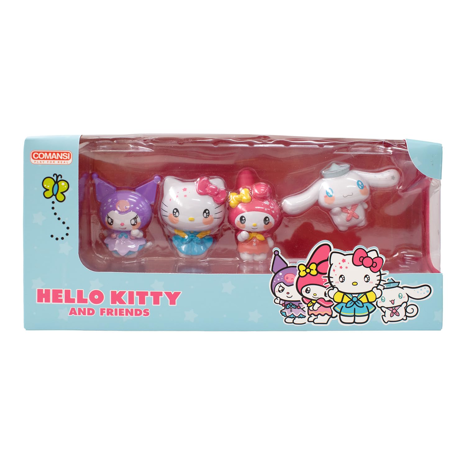 Comansi Set of 4 Hello Kitty and Friends Figurines (6 cm