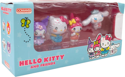 Comansi Set of 4 Hello Kitty and Friends Figurines (6 cm
