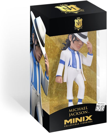 MINIX Collectible Bandai - Michael Jackson Sammlerfigur, 12 cm, Sammlerstücke für Ausstellung, Geschenkidee, Spielzeug für Kinder und Erwachsene, Musikfans (MN16228
