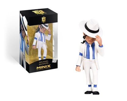 MINIX Collectible Bandai - Michael Jackson Sammlerfigur, 12 cm, Sammlerstücke für Ausstellung, Geschenkidee, Spielzeug für Kinder und Erwachsene, Musikfans (MN16228