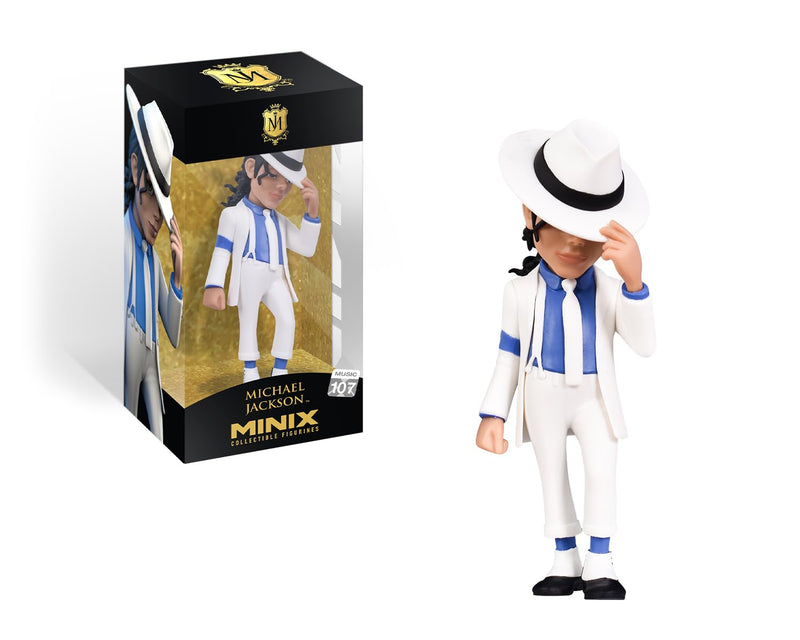 MINIX Collectible Bandai - Michael Jackson Sammlerfigur, 12 cm, Sammlerstücke für Ausstellung, Geschenkidee, Spielzeug für Kinder und Erwachsene, Musikfans (MN16228