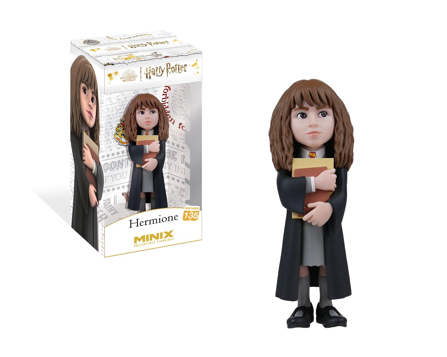 MINIX Bandai Figura de colección 12 cm, Harry Potter, Hermione, Coleccionables para Exhibición, Idea de Regalo, Juguetes para Niños y Adultos, Fans De TV (MN18505)