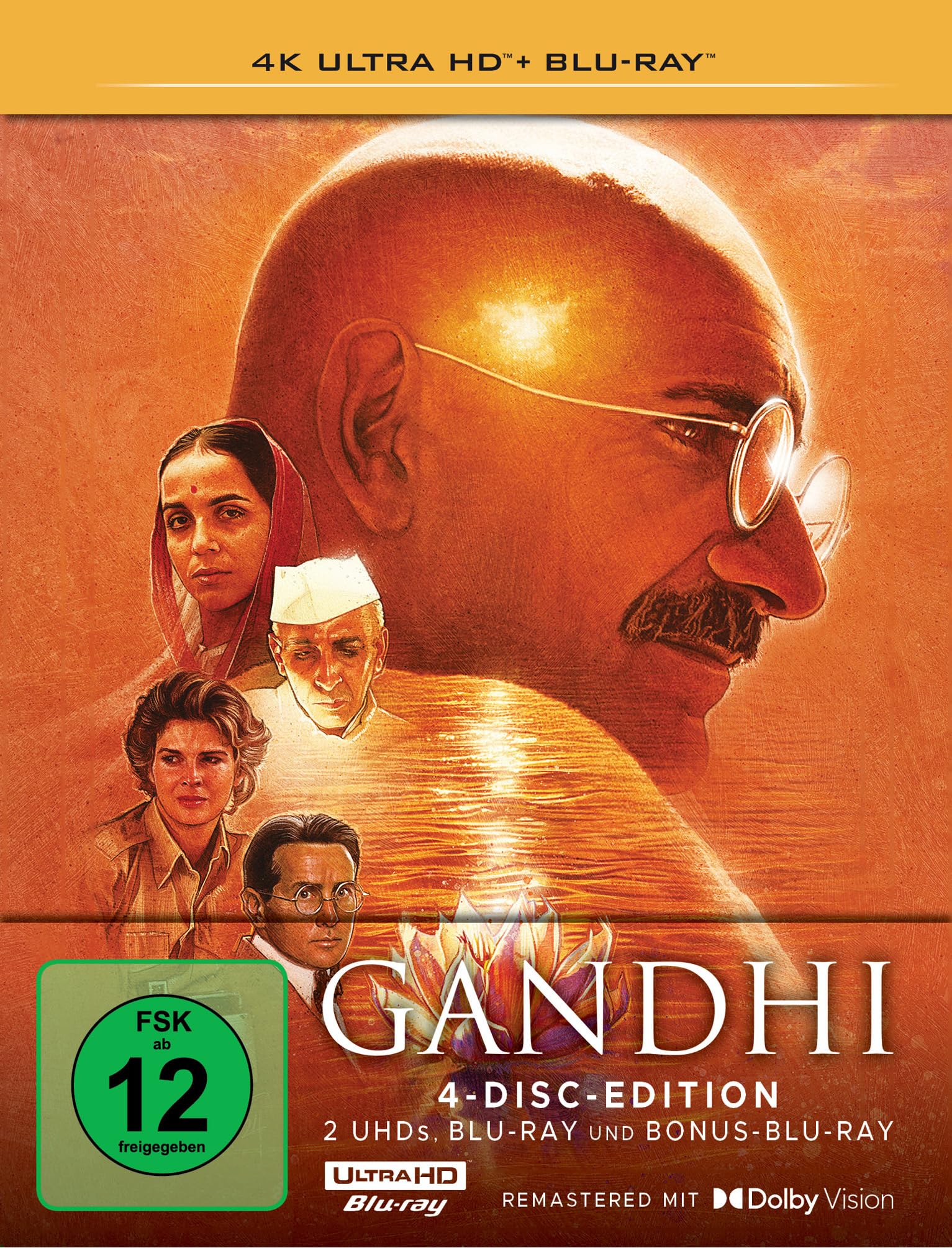 Gandhi - Limitiertes Steelbook (2 4K Ultra HDs + 2 s)