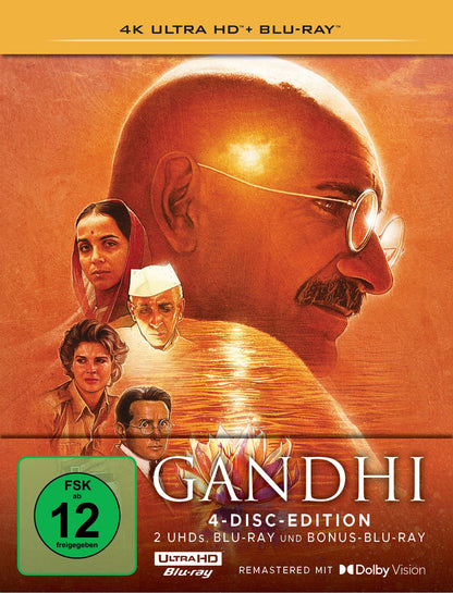 Gandhi - Limitiertes Steelbook (2 4K Ultra HDs + 2 s)