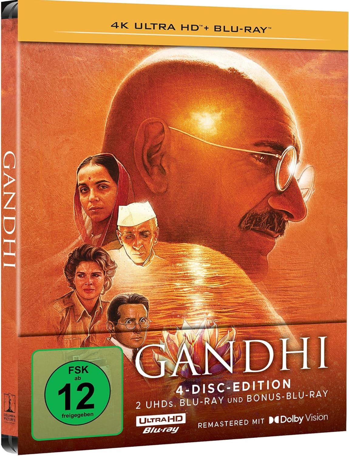 Gandhi - Limitiertes Steelbook (2 4K Ultra HDs + 2 s)